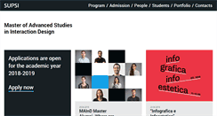Desktop Screenshot of maind.supsi.ch